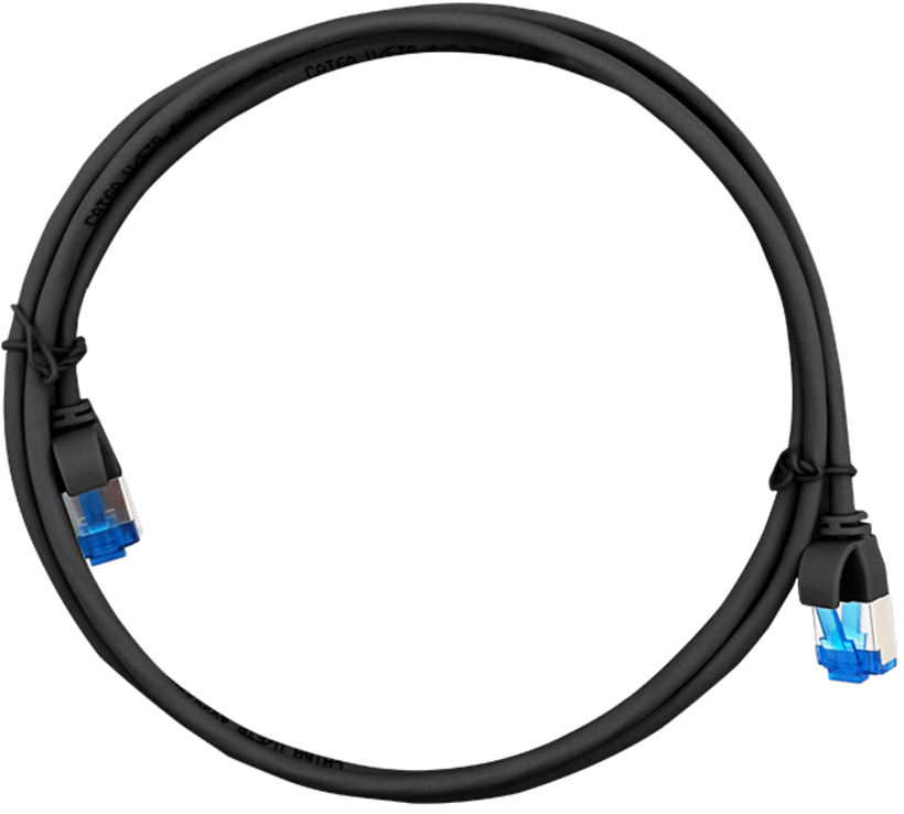 Câble patch RJ45 U/FTP Cat6a 0,5 m noir