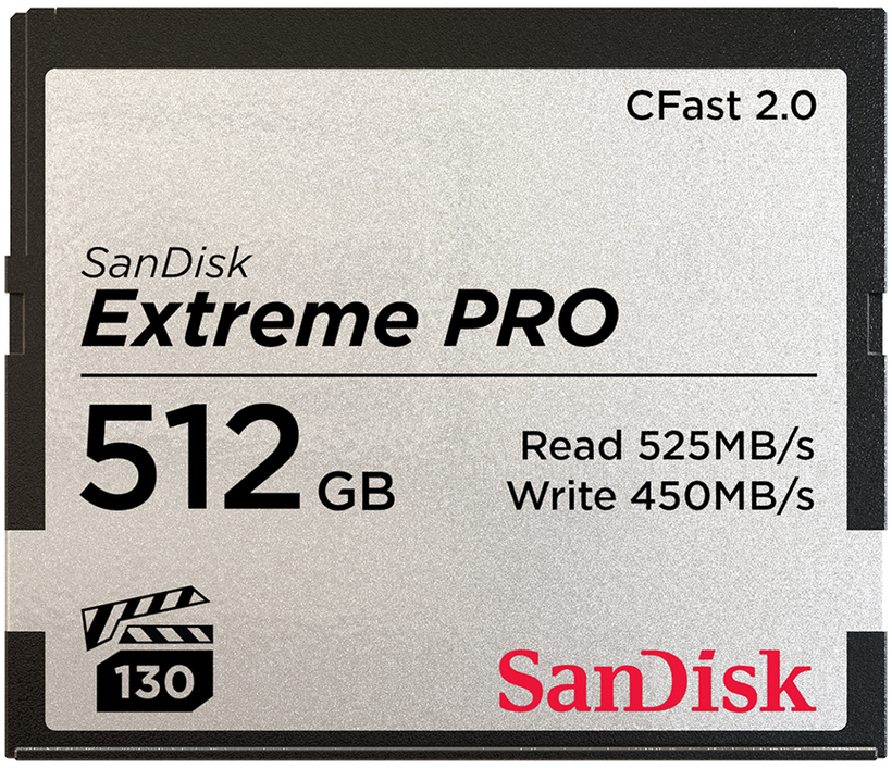 SanDisk Extreme PRO CFast Card 512GB