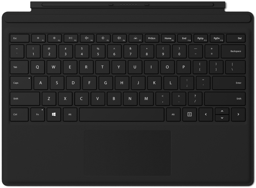 Clavier MS Surface Go, noir