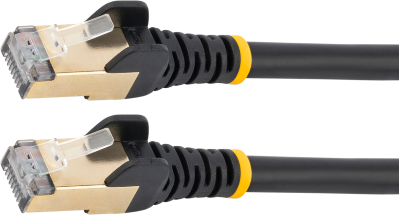 Patchkabel RJ45 F/FTP Cat6a 7,5 m schw.