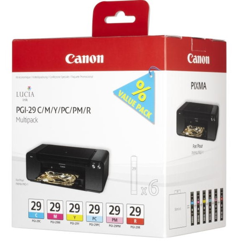 Canon PGI-29 multipack 6 couleurs