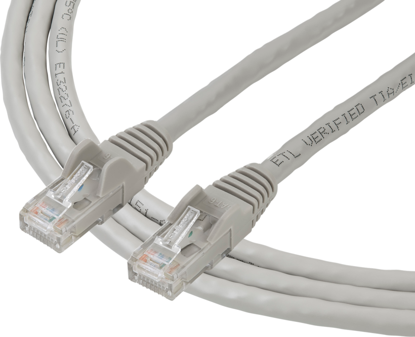Patch Cable RJ45 U/UTP Cat6 2m Grey