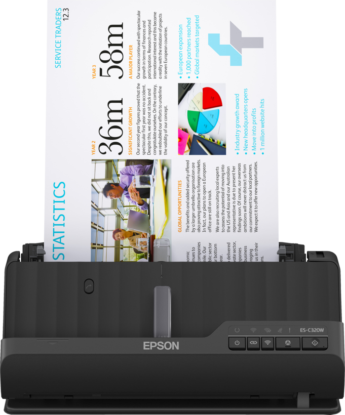 Epson WorkForce ES-C320W Scanner
