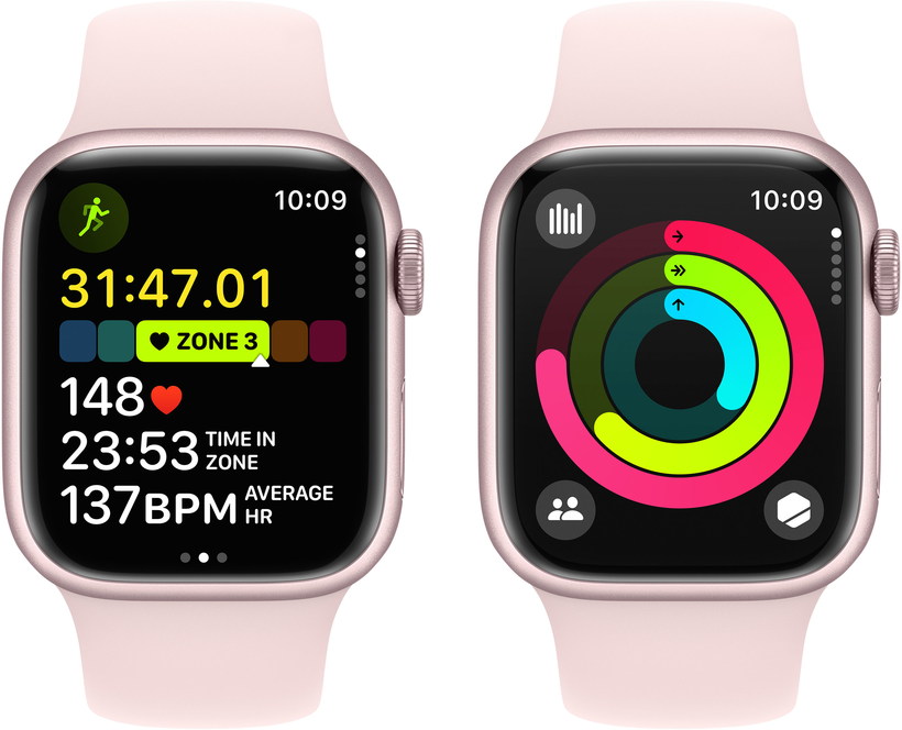 Apple Watch S9 9 LTE 45mm alu rózsaszín