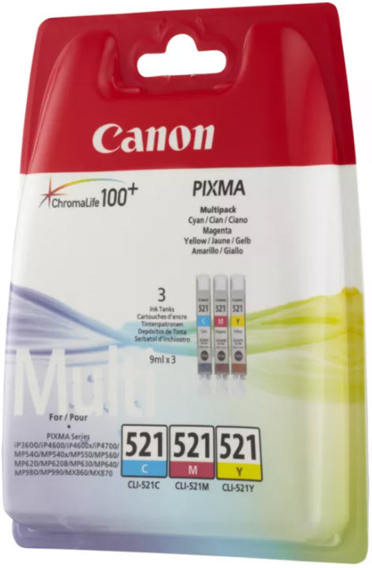 Canon CLI-521 Ink Multipack