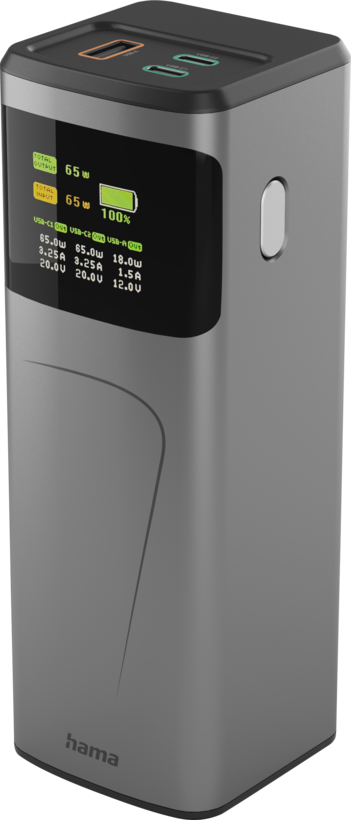 Hama 20,000mAh 2xUSB-C/1xUSB-A Powerbank