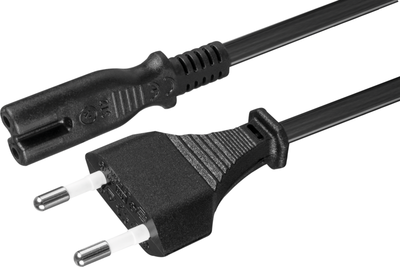 Netzkabel StromSt - C7 2 m schwarz