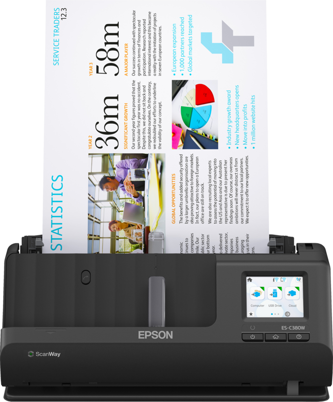Epson WorkForce ES-C380W Scanner