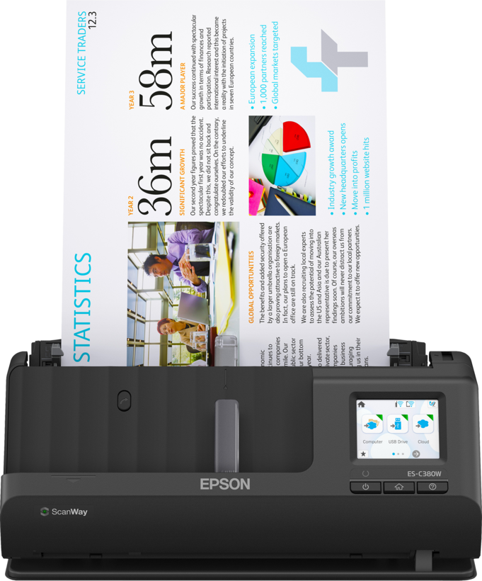 Epson WorkForce ES-C380W Scanner