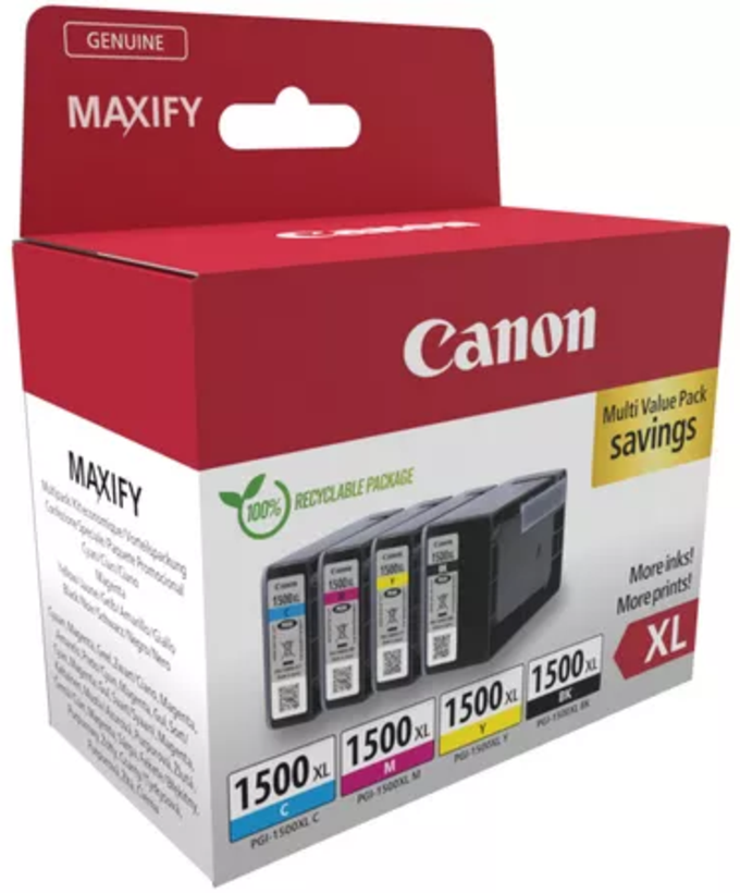 Canon PGI-1500XL Ink C/M/Y/BK Multip.