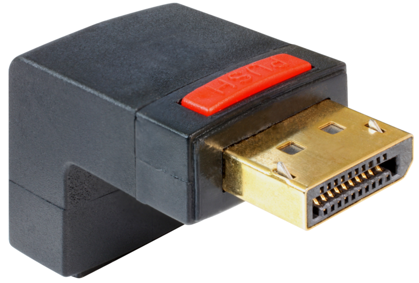 Adapt DisplayPort Delock, 90° bas