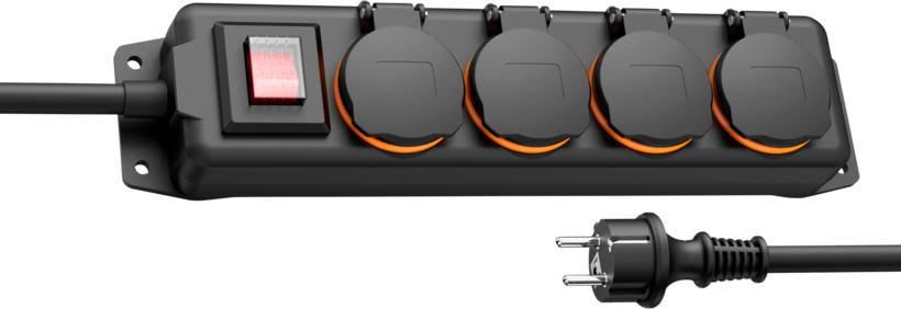 Power Strip 4-way 2m w/ Switch