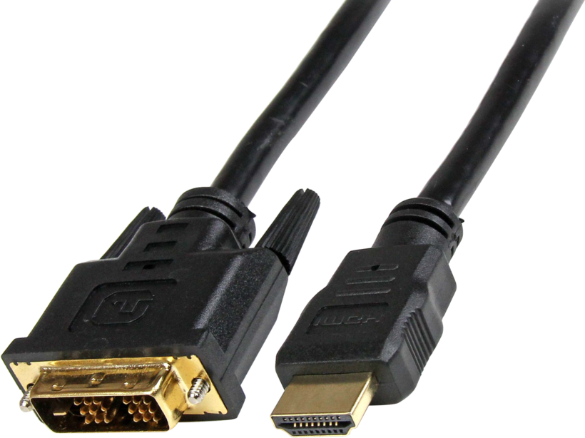 Cable  StarTech.com HDMIDVIMM6 Cable Adaptador HDMI a DVI-D de 1,8m Macho  a Macho