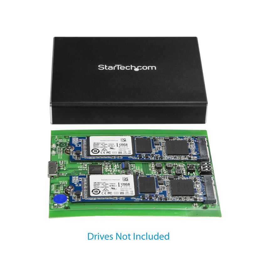 StarTech 2x M.2 SATA SSD USB 3.1 Gehäuse