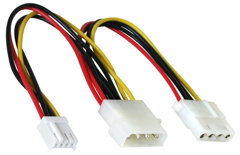 El. adap. 1x4pin k.-1x4pin z.+4pin z.FDD