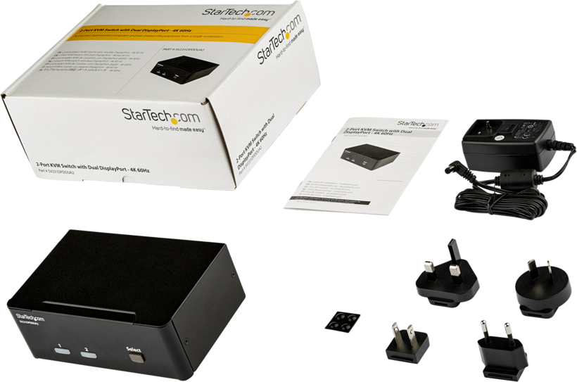 Switch KVM DP dual head 2 porte StarTech