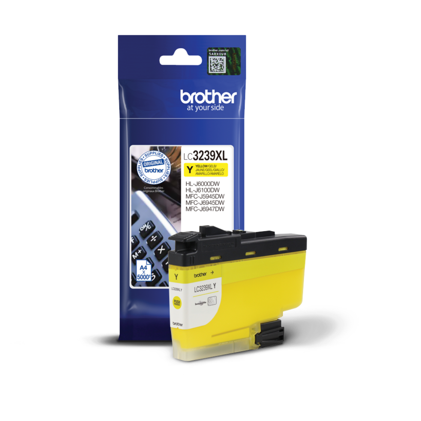Encre Brother LC-3239XL-Y, jaune