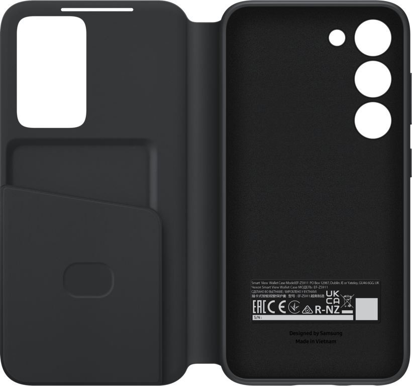 Samsung S23 Smart View Case schwarz