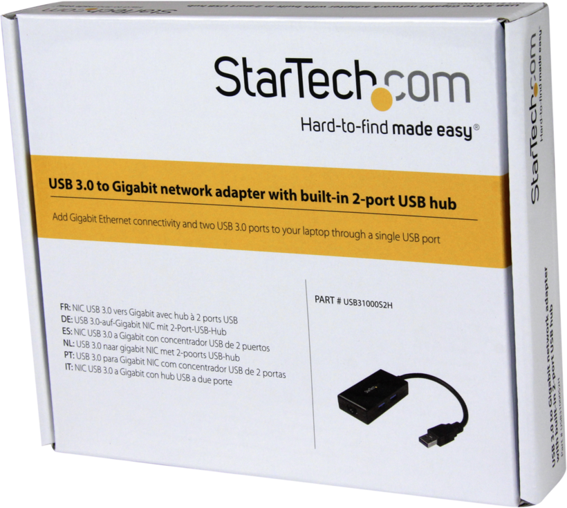 Adaptateur USB3.0 Gigabit Ethernet + hub