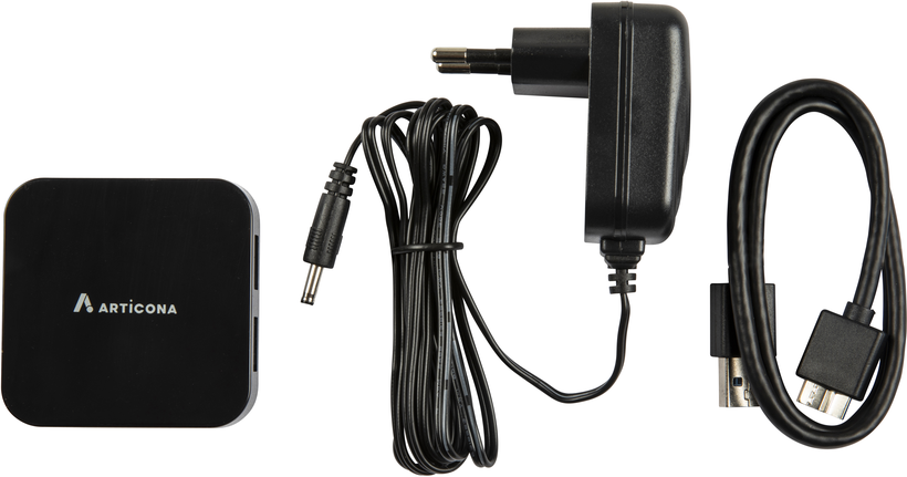 ARTICONA USB 3.0 Hub 4-port Black