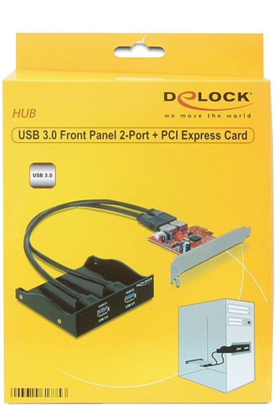 Delock USB 3.0 Front Panel 2-Port