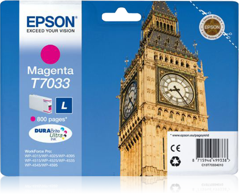 Epson T7033 L tinta magenta