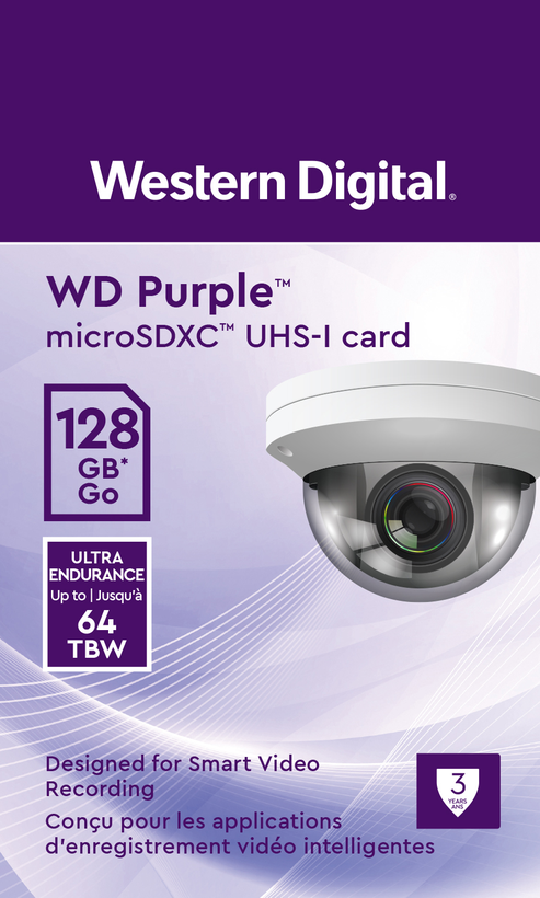 Scheda micro SDXC 128 GB Purple SC QD101