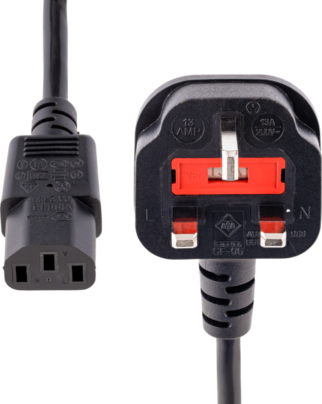 Power Cable Local/m - C13/f 3m Black