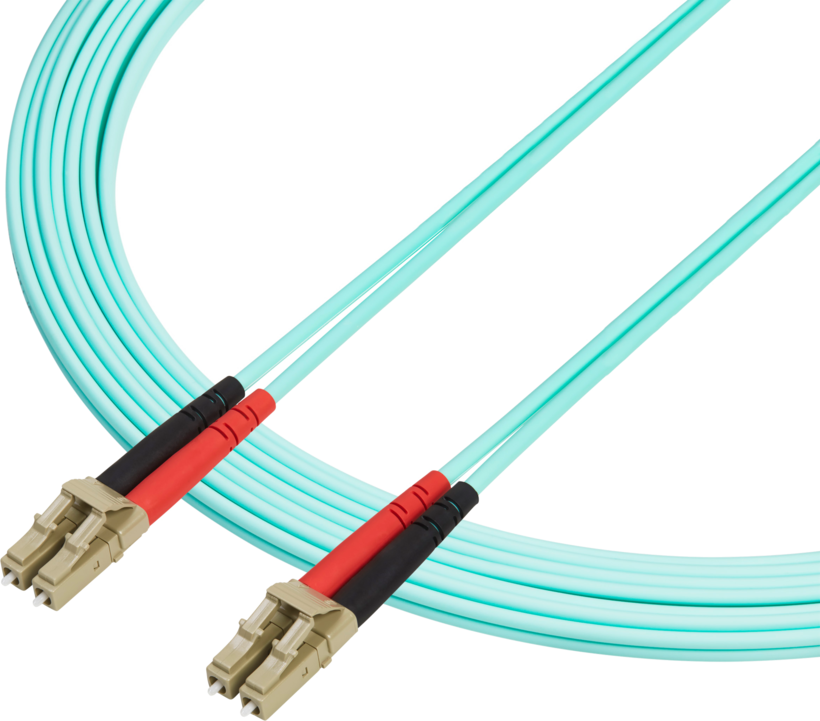 Câble patch duplex FO LC - LC, 5 m, 50µ