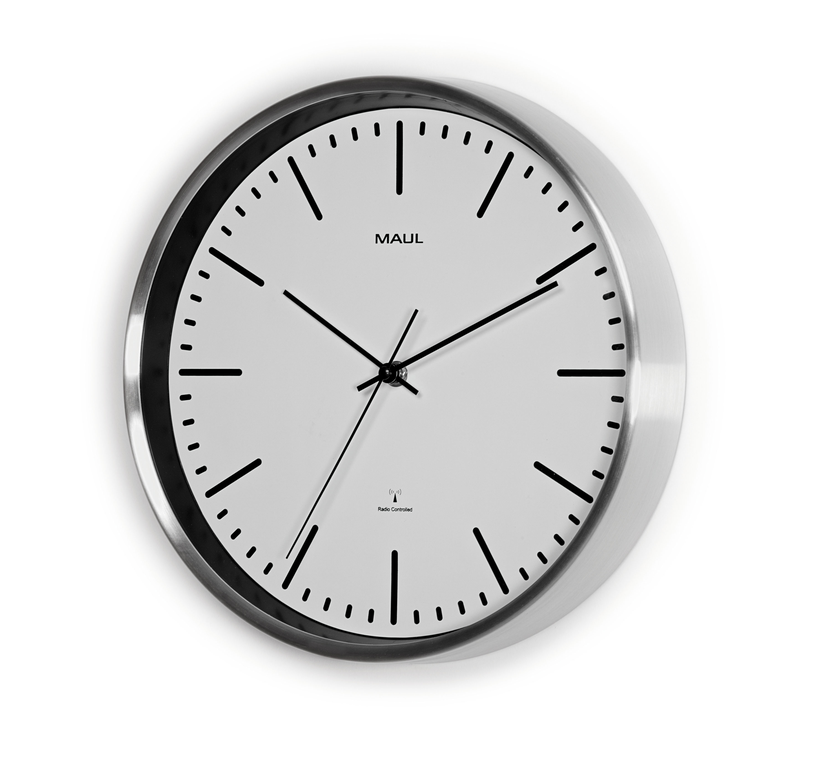 MAULfly Wanduhr weiß