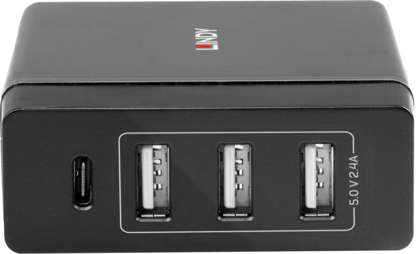 LINDY 4-port Charger 72W