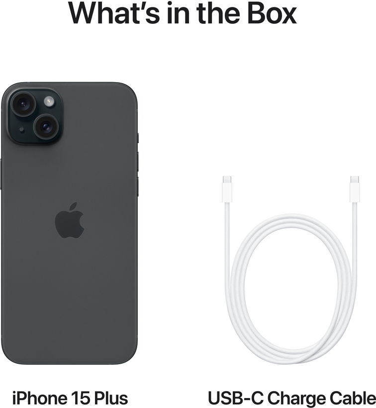 Apple iPhone 15 Plus 256 GB schwarz