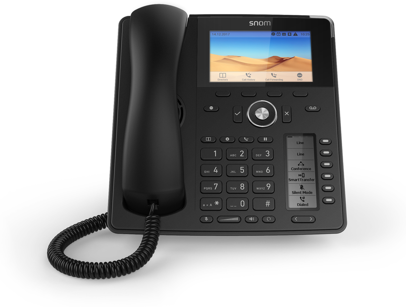 Téléphone IP fixe Snom D785, noir