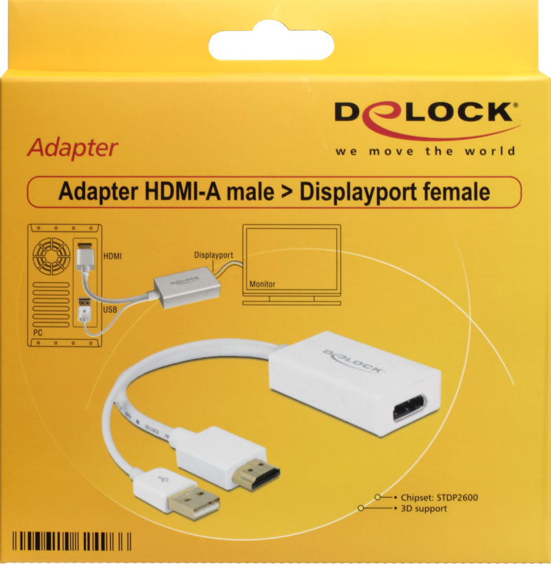 Delock HDMI - DisplayPort Adapter