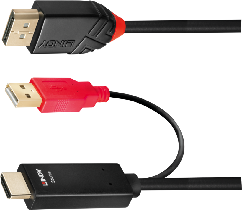 Cable Lindy HDMI - DisplayPort 1 m