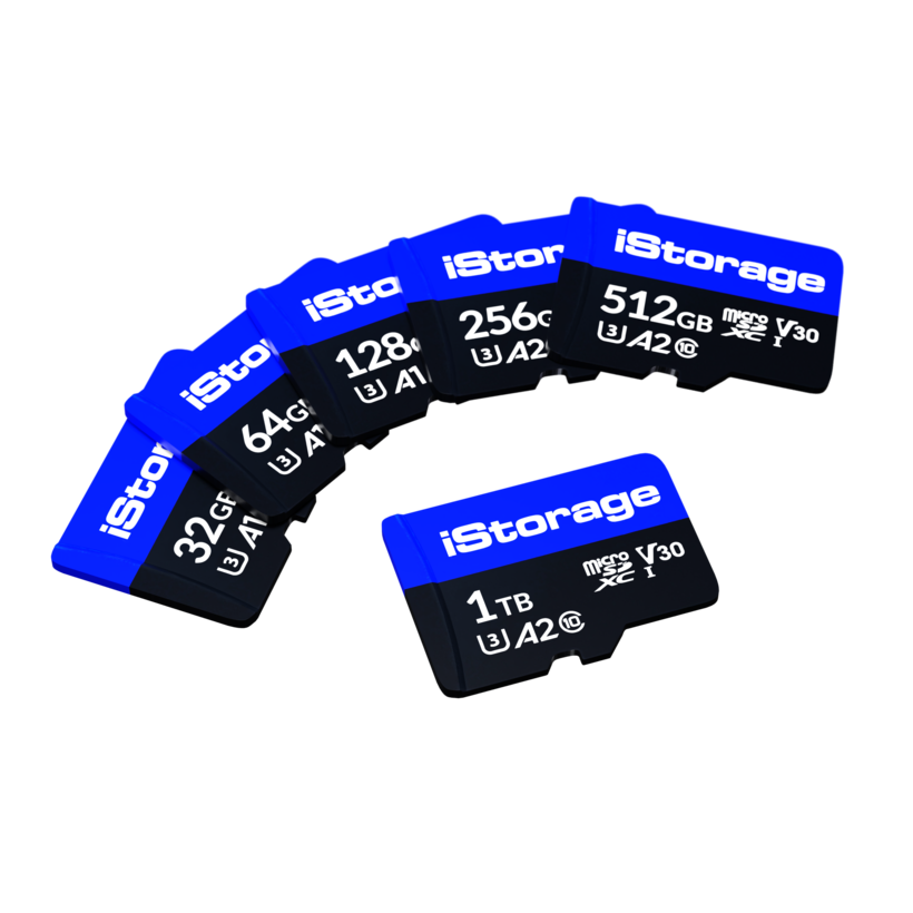 iStorage microSDHC Card 32GB 3-pack