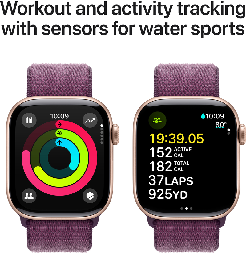 Apple Watch S10 LTE 42mm Alu, or rose