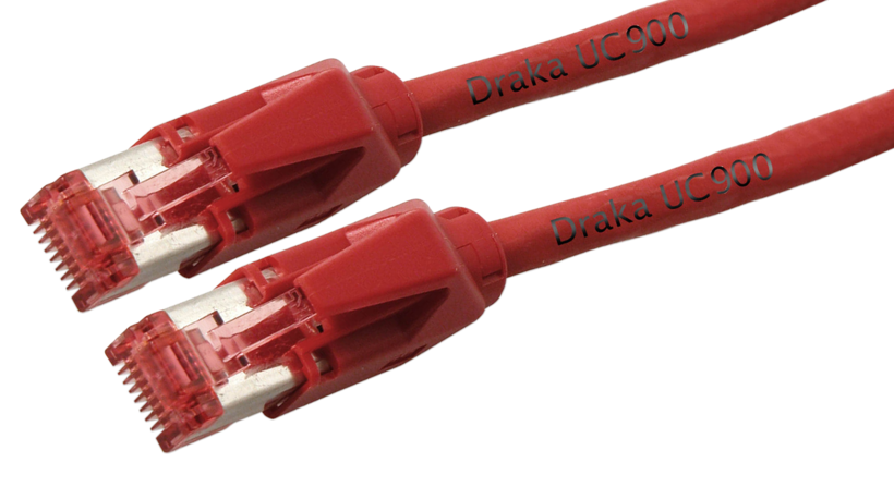 Câble patch RJ45 S/FTP Cat6 5 m rouge