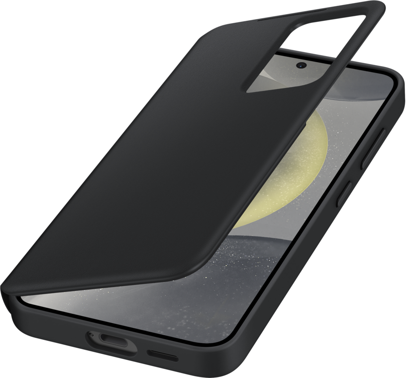 Samsung S24 Smart View Wallet Case Black