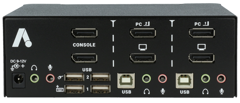 ARTICONA DP DualHead 2-Port KVM-Switch