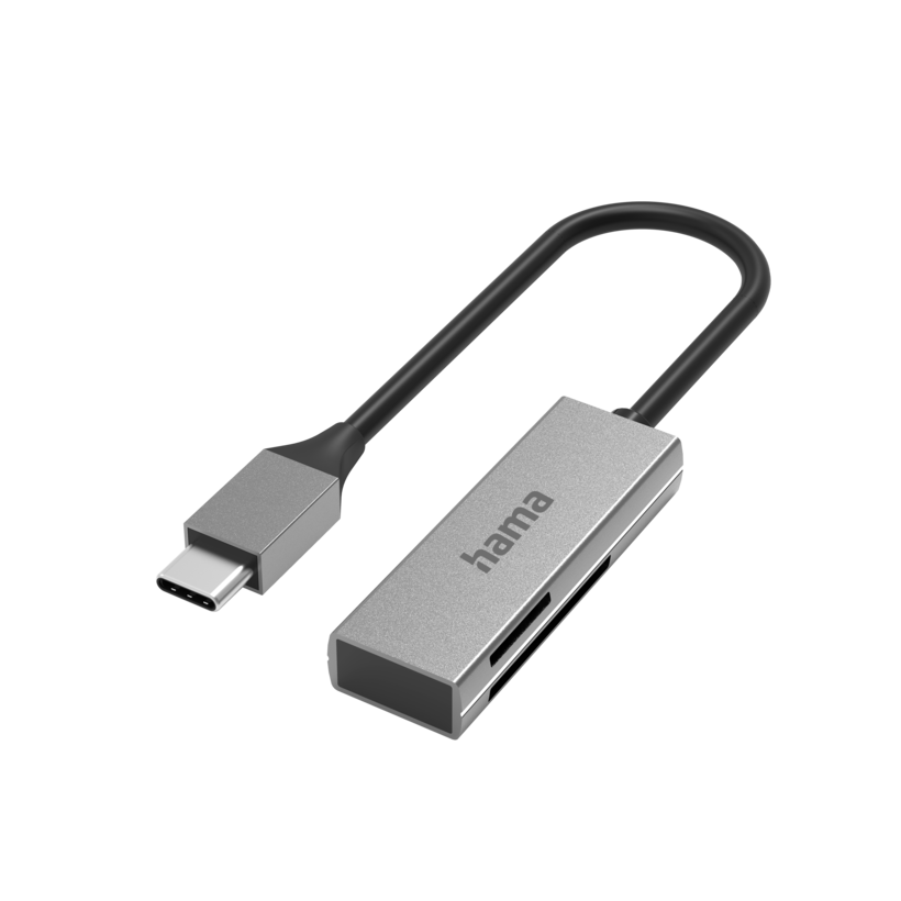 Hama Alu SD/microSD USB-C Card Reader