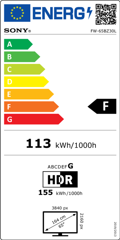 Sony Bravia FW-65BZ30L Display