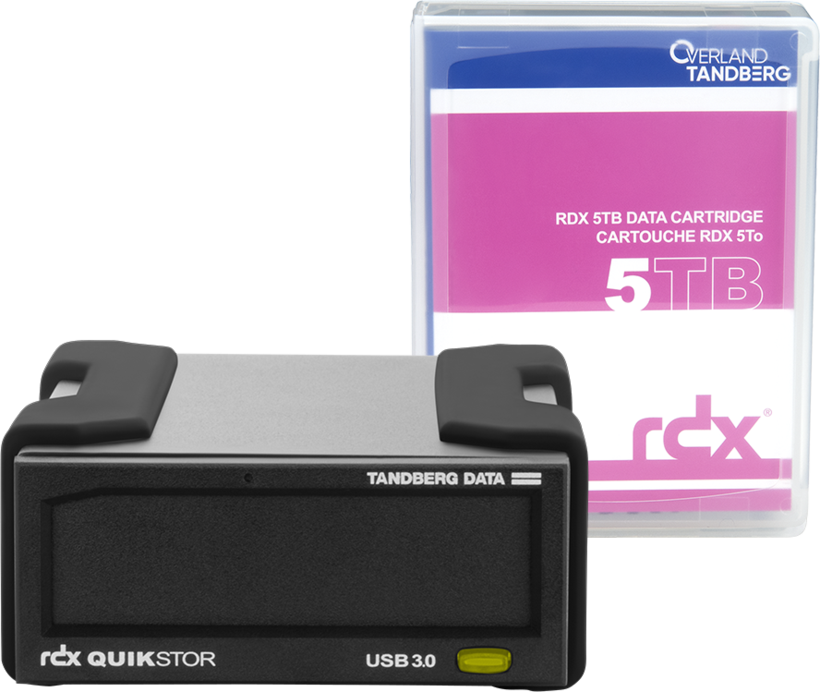 Tandberg RDX 5TB External USB Drive