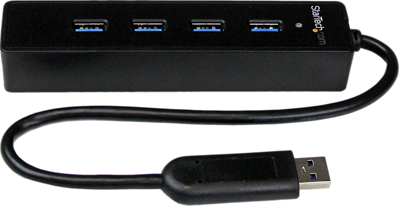 StarTech USB Hub 3.0 4-Port schwarz