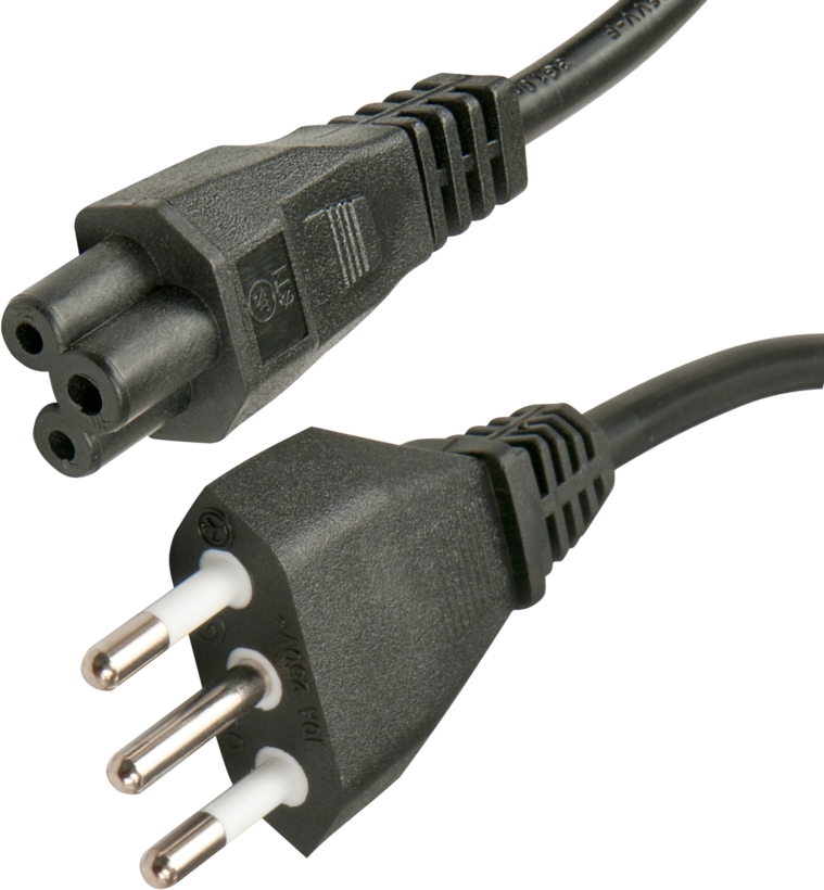 Power Cable Local/m - C5/f 2.0m Black