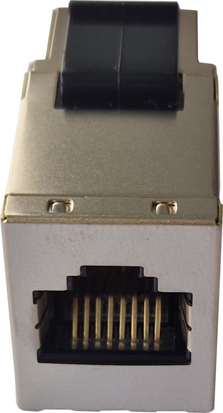 Keystone Jack 1x RJ45 gn - gn STP Cat6