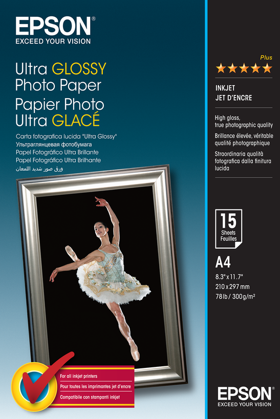 Epson Ultra Glossy 210x297mm Photo Paper