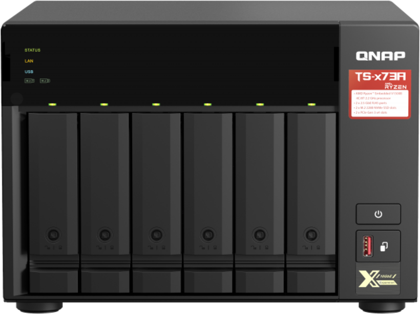 QNAP TS-673A 8 GB 6-Bay NAS