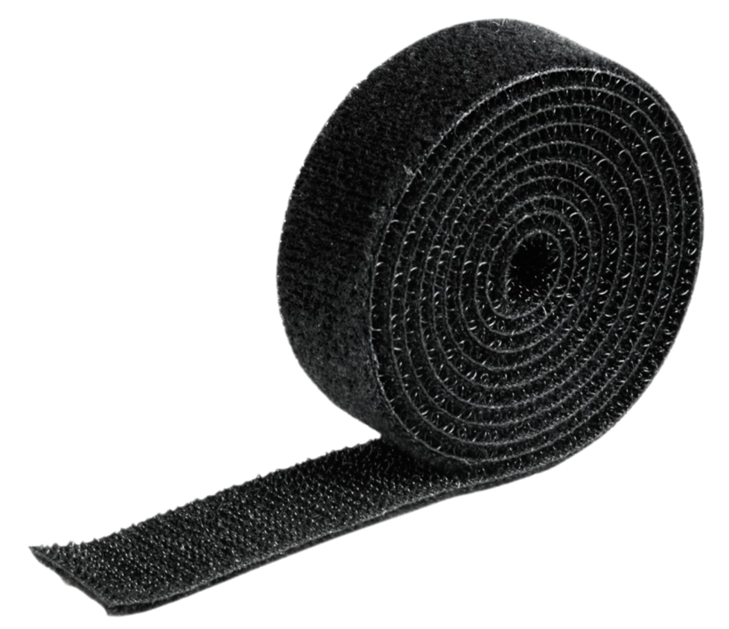 Buy HookandLoop Cable Tie Roll 1m Black (00020543)