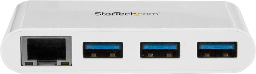 Hub USB3.0 StarTech 3 puert.+Gb Ethernet